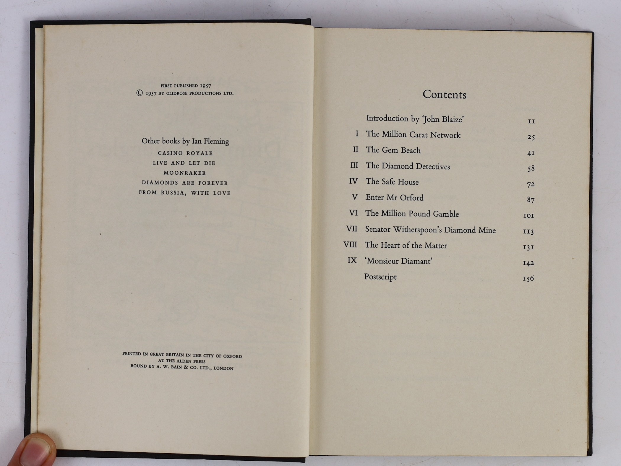 Fleming, Ian - From Russia, With Love. 1st Edition. half title and blurb leaf, pictorial cloth & (facsimile) d/wrapper. 1957; Fleming, Ian - You Only Live Twice. 1st Edition. half title & blurb leaf